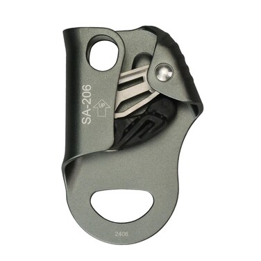 S.E.PEAK CE Chest Ascender, 100kgs Strong Climbing Rappelling Gear Equipment for Rock Climbing, Tree Arborist, Climbing Rescue Caving, Mountaineering, 8~13MM Rope, 4kN, Gray