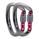 CAMNAL Heavy Duty Carabiner UIAA Certified Locking Carabiner 25KN (About 5620 lbs) Screw Lock Carabiner D Shape Carabiner Clip for Rock Climbing, Mountaineer, Aerial Work