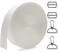 ZHFMILY 1 inch White Nylon Webbing Straps for Sewing 10 Yards 25mm Heavy Canvas Webbing Strap with Buckles for Bags-Lawn Chair Replacement-Hammock-Pet-Crafts &amp; Projects Supplies