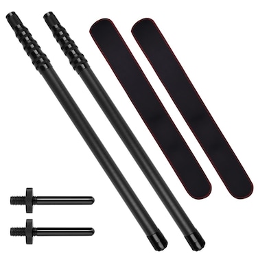 Telescoping Tarp Poles Heavy Duty Adjustable, Carbon Fiber Tent Poles, Portable &amp; Lightweight for Tent Fly, Awning, Outdoor Camping, Hiking 5.6FT