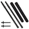 Telescoping Tarp Poles Heavy Duty Adjustable, Carbon Fiber Tent Poles, Portable &amp; Lightweight for Tent Fly, Awning, Outdoor Camping, Hiking 5.6FT