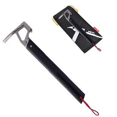 TRIWONDER Camping Tent Hammer Lightweight Outdoor Multi-function Hammer Aluminum Hammer with Tent Stake Remover for Rain Fly Tent Tarp (Black)