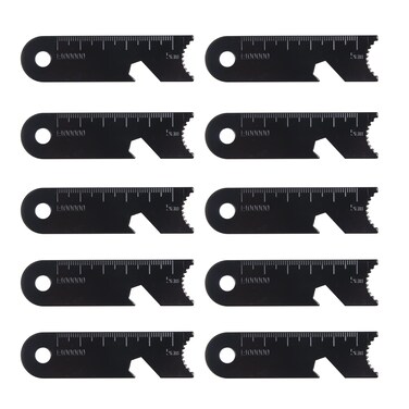 Goture Ferro Rod Scraper Ferro Rods Magnesium Rods Striker Emergency Tool Multifunctional Kit for Outdoor Camping Survival Emergency Backpacking Hiking Black 10/15/20 Pcs