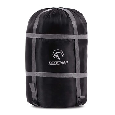 REDCAMP Sleeping Bag Stuff Sack, Compression Sack, Great for Backpacking and Camping Black Heavy Duty XXL
