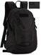 Protector Plus Tactical Motorcycle Backpack Small Military Cycling Daypack Army Assault Pack Bug Out Bag Hiking Camping Rucksack (Patch Included),Black