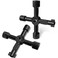 Hanpex 4 in 1 Meter Box Key Gas Key Utility Key, for mail box, elevator, electrical cupboard box, train door, water meter valve, 2-Pack