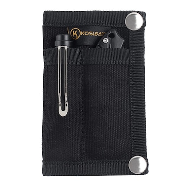 Kosibate EDC Pouch, EDC Organizer,Black (Black)