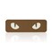 M-Tac Cat Eyes - Glow in The Dark - Morale Patches Tactical Patch Military Combat Hook Fasteners (Coyote - GITD)
