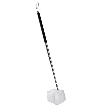 AQUANEAT Small Fish Tank Shrimp Net, Aquarium Debris Cleaning Tools, with Extendable Handle, 2&rdquo; Square