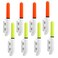 TSV Fishing Glow Sticks, 8PCS Waterproof Fish Bite Indicators with Tip Up Light for Sea Night Ice Fishing Rod Gear