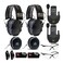 Walker's Razor Slim Electronic Shooting Hearing Protection ULTIMATE RANGE BUNDLE, Black, 2 Pack (12 Items)