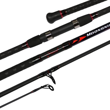 Fiblink Surf Spinning Fishing Rod 4-Piece Graphite Travel Fishing Rod(11-Feet &amp; 13-Feet &amp; 15-Feet) (Length: 11')
