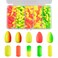 Alwonder 150-Pack Oval Foam and Cylinder Foam, Surf Fishing Pompano Rigs Floats Bottom Rig Live Bait Rig Fish Finder Rigs Strike Indicators Fly Fishing Floats for Catfish Trout Walleye (Oval&amp;Cylinder)