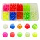 1000PCS 5mm Fishing Beads Accessories Set Mix 10 Colors Round Fishing Rig Beads Luminous Plastic Fishing Line Beads (5mm 1000pcs)