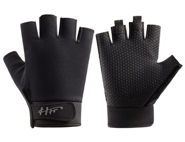SUJAYU Fingerless Gloves, Fishing Gloves Paddling Gloves Sailing Gloves Rowing Gloves Kayak Gloves Water Gloves Sports Gloves, Fishing Gloves Men &amp; Women (Black, S)