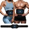 Ruszoaer ABS Stimulator - EMS Muscle Stimulator, Ab Machine, Portable Abdominal Belt, Electronic Pulse Massager, Home Office Fitness Workout Equipment Black