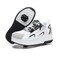 Wooowyet Retractable Roller Skate Shoes Sneakers with Wheels for Girls Kids Boys Wheeled Heel Footwear Zapatillas Zapatos Tenis Con Ruedas para Ni&ntilde;as White Big Kids 8