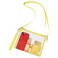 Bagenius Clear Purse Stadium Approved for Women, Transparent Clear Bag with Removable Straps for Work Festival Sporting Events and Concert - Yellow