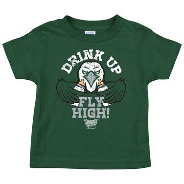 Fly High Baby Apparel for Philadelphia Football Fans (NB-7T) (Forest Green Toddler Tee, 2T)