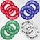 EVERYMATE Fractional Weight Plates Set of 8 Micro Plate Pair 0.25LB 0.5LB 0.75LB 1 LB for Olympic Barbells Strength Training
