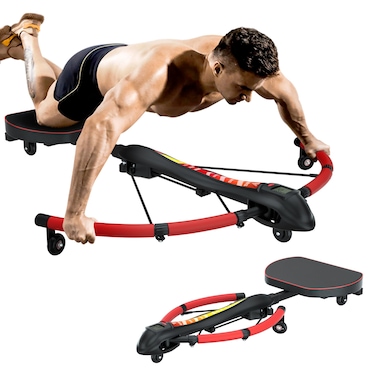 VIVITORY 4-in-1 Multi-Functional Rowing Machine AB Workout Machine, Core &amp; Abdominal Trainers, Adjustable Dragonfly Machine, Strength Training Full Body Workout, Home Gym Fitness Equipment