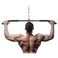 LAT Pull Down Bar, 39.37 Inch Detachable LAT Pulldown Attachment with Swivel Joint Wide Grip LAT Pulldown Bar for Cable Machine Home Gym Accessories, Muscle Training