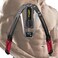 Chest Expander Arm Exercise Equipment,New Hydraulic Power Twister Spin Button 10 Gears Adjustable 22-440lbs,Thickened Carbon Steel, Handle Wear-Resistant Non-Slip PU Soft Rubber (red)