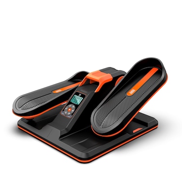 Under Desk Elliptical, Portable Seated Elliptical Exercise Machine, with Touch Screen Control Panel and Remote Control for Home or Office Use. Wireless Connectivity Enabled