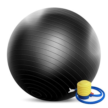 Forbidden Road Yoga Ball Exercise Ball for Workout,Stability, Fitness and Physical Therap with Pump