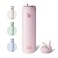 BOTTLE BOTTLE Insulated Water Bottle 24oz with Straw Lid and Handle for Sports Travel Gym Stainless Steel Water Bottles Double-Wall Vacuum Metal Thermos Leak Proof BPA-Free (Light Pink)
