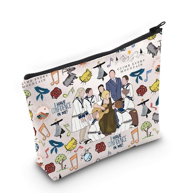 POFULL Von Trapp Gift Musical Movie Cosmetic Bag Music Lover Gift singing gift