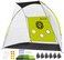 SAPLIZE Impact-Resistant Golf Net with 20% Larger Opening Area, Highly Stable Golf Hitting Net with Tri-Turf Golf Mat, Noise Reduction Design Golf Practice Net for Indoor Outdoor Backyard Driving