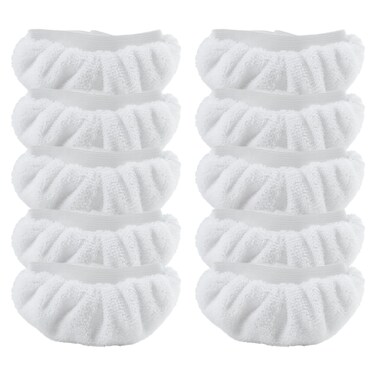 HKZTUY 10 Pack Universal Steam Mop Pads for Handheld Steam Cleaner, Steam Mop Replacement Pads for Most Handheld Steam Cleaner, Reusable Washable Microfiber Cloths Steam Mop Pads