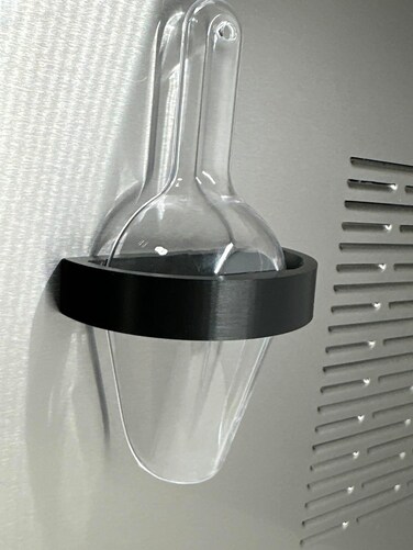 Generic Ice Scoop Holder for GE Opal Nugget Ice Makers 1.0 &amp; 2.0 (Black), standard