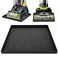 Vacuum Cleaner Silicone Mat,16''x15''x0.7'',Upright Vacuum Cleaner Silicone Mat for Bissell,Shark,Eureka,Dyson,Oreck, Tineco and more.Protects floors from scratches stains and water drips (black)1PCS