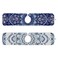 Sink Faucet Absorbing Mat Kitchen Sink Splash Guard Splash Faucet Drip Catcher Microfiber for RV Bathroom 2PCS 23.6x5.5in Mandala Blue White Boho