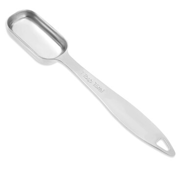 1 Tablespoon Stainless Steel Single Measuring Spoon (15 mL   3 Tsp   1 Tbsp   15 cc   1/2 oz) Long Handle Rectangular Individual Measuring Spoons