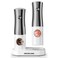 Arcselong Electric Salt And Pepper Grinder Set Stainless Steel Top With Type-C Rechargeable Base, No Battery