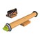 Aguegro Rolling Pin with Thickness Ring, Rolling Pin for Baking, Fondant, Pizza, Crust, Cookies, Pastry Dough Thickness, 13.6&rdquo; Wooden Rolling Pin with 4 Multi-Color Thickness Rings and Wooden Stand