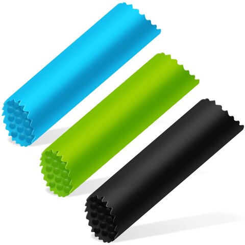 Garlic Peeler Tube Silicone Garlic Skin Remover Roller Garlic Tube Rollers Skin Remover Garlic Roller Peeling Tube Tool for Useful Kitchen Tools (3 Pcs)