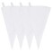 4 Pack Canvas Cloth Piping Bags Reusable Pastry Bags Fabric Icing Bags, Tipless Piping Bags for Baking, 12 inch Cake Piping Bags Cake Decorating Bags Icing Piping Bags (White)