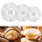 100PCS Bowl Covers for Bread Proofing, Reusable Elastic Sourdough Bread Baking Supplies, Plastic Bowl Covers for Bread Rising, Stretchable Plastic Wrap for Storage Containers