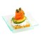 Restaurantware 2.5 x 2.5 Inch Mini Tasting Plates 20 Disposable Square Plastic Plates - Durable Stylish Seagreen Plastic Hors D'oeuvre Serving Plates For Desserts Or Appetizers At Parties