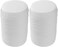 KISSHAKE 100 PCS Disposable Paper Cup Cover Hot Cup Lid Recycled Drinking Lid Coffee Cup Cover for Cafe Hotel KTV Bars, Paper Covers for Glassware, 2.76 Inches Diameter White Paper Cup Lids