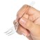 Tasting Mini Forks - LORESO 50CT Plastic Clear Mini Forks For Fruit Dessert and Frozen cakes - BPA Free, Reusable 3.8 Inches (Mini Forks 50CT Box)