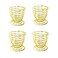 Honbay 4PCS Stainless Steel Spring Wire Tray Egg Cups Holder Serving Cup Egg Tray for Egg (gold)