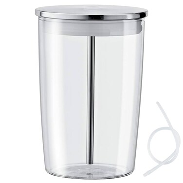 YHMYOALU Glass Milk Container Compatible for Jura Automatic Coffee Machines，Clear Ju ra Milk Container with Milk Tube, Coffee Machine Accessories, 16.9oz