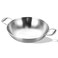 Inqibee 10-Inch Tri-Ply Stainless Steel Wok Pan with Lid,Small Stir Frying Pan,Jumbo Cooker,Induction Cooking Pan,Dishwasher and Oven Safe.