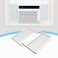 Air Jade Window Air Conditioner Side Panels with Frame, Window AC Side Panel Set for 10,000 Btu Units, Room Air Conditioner Accordion Filler Curtain Replacement Kit