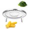 8.5 inch Steamer Basket, Stainless Steel Food Steamer Rack with Removable Stand for Steamer Cooking, Instant Pot Steamer Basket for Vegetables Dumplings (Silver 1PC)